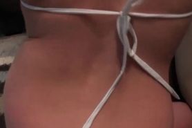 College threesome with big cock sharing