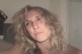 Mature Blonde Crack Whore Fucked POV