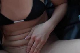 College temptress banged on back seat in POV