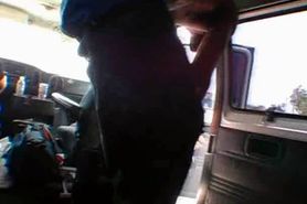 Sensual brunette eats and rides fat dick in POV