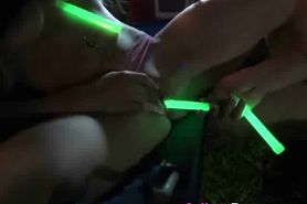 College Girls Get Nasty At Rave