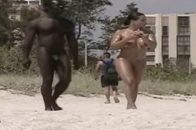 BBC big dick nudist beach