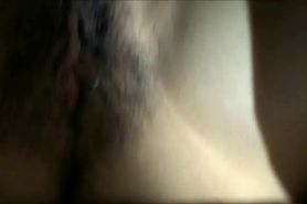 Horny lady with Hairy Pussy Squirts