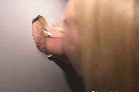 Blonde Oral Double Team At Glory Hole