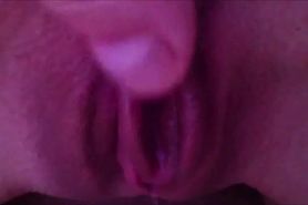 Squirting pussy fucked - closeup