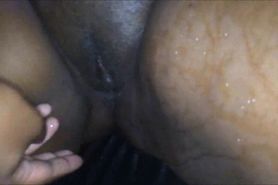 Ebony mama closeup masturbation