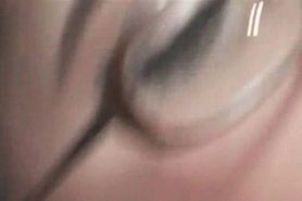 College girl in glasses licked and fucked in close-up