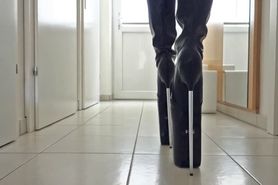 12 Inch Metal Stiletto Heels Boots Test 