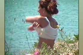 Girlfrands Topless at the beach