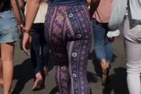 voyeur dark hair tight pants