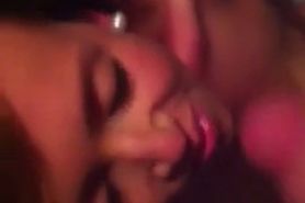 Young Tanned Wife Gets Facial