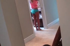 Horny dude playing with his girlfriends pussy in POV st