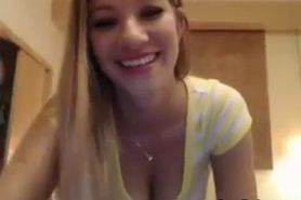 Sexy cam girl on live show