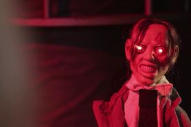 Blonde Barbarella Riley Steele in a funny parody suckin