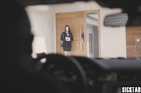 Sexy slut fucked by a big cock guy after mouth fucking