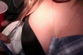 College sex party with teens kissing and fucking