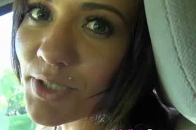 Smoking Hot College Ex Front Seat Oral