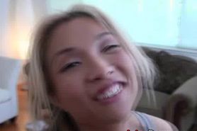 Busty Asian Ex Gets Pussy Eaten Out