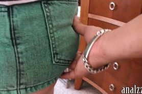 Hot redhead girlfriend tries anal sex