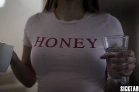 Sexy teen fucked by a dirty stepbro with big penis