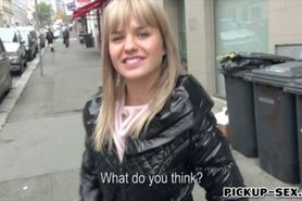 Czech slut Mikayla nailed for some money