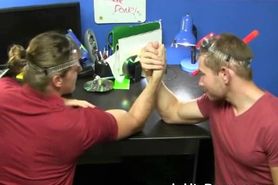 Gay College Frat Boys Sucking Dick During Dorm Room Par