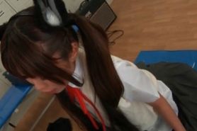Japanese girl pussy fucked by horny teacher