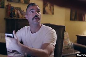 Guy seen babe while masturbate before he fucked MILF