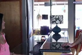 Adorable teen Natalie Monroe creampied