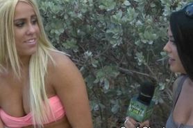 Girls Get Naked On Bouncy Balls