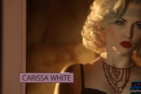 Sexy MILF blonde Carissa White hot posing in lingerie