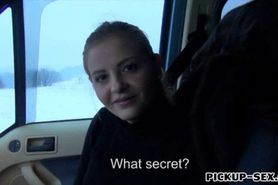 Big tits Eurobabe Alexa banged for money