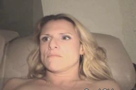 Sloppy Blonde Street Whore Fucked Point Of View