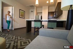 Latina stepmom Havana Bleu drilled from behind doggy