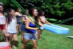 Naked College Girls Outdoor Hazing