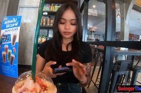 Young Thai amateur big butt cutie blowjob and pussy fuc