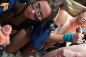 Pretty Girls Banged At Dorm Party