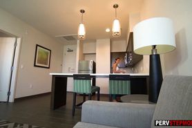 Stunning stepmom rode my huge penis and she liked it