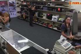 Busty college girl pussy fucked for cash