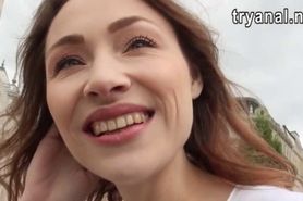 Sultry gf Macy asshole fucked on tape