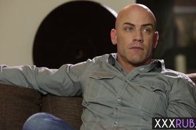 Perfect big ass MILF sucks before passion body massage