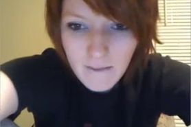 Sexy redhead cam girl